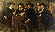 Bartholomeus van der Helst The Regents of the Kloveniersdoelen Eating a Meal of Oysters oil painting picture wholesale